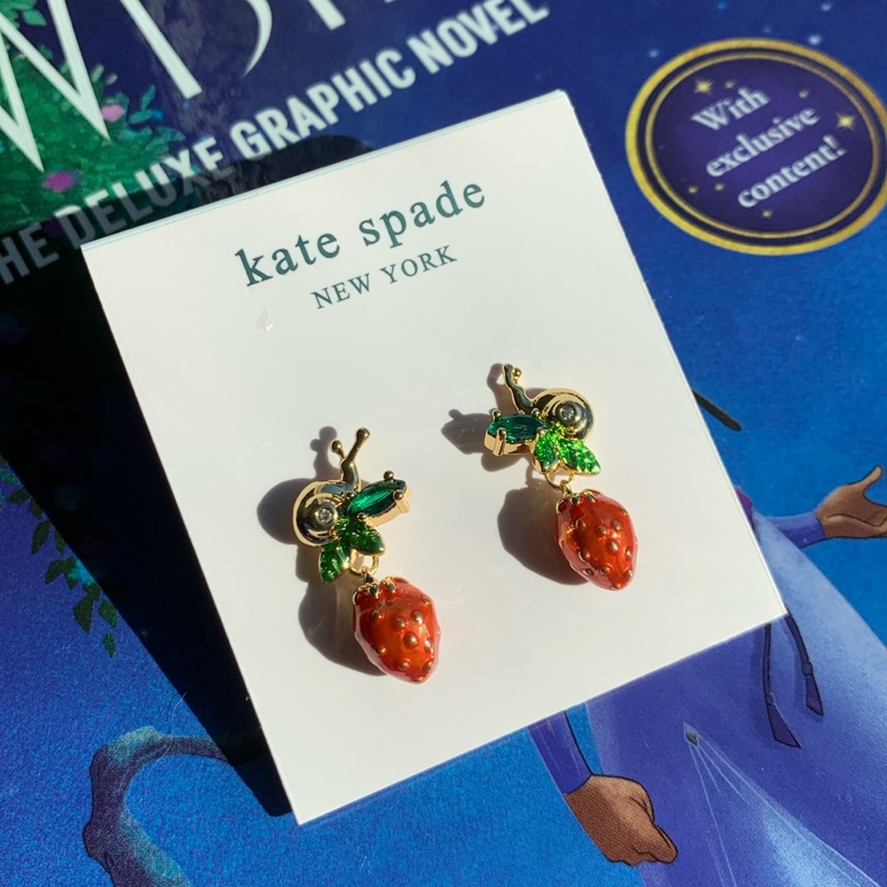 COPY - Kate spade snail and strawberry earrings